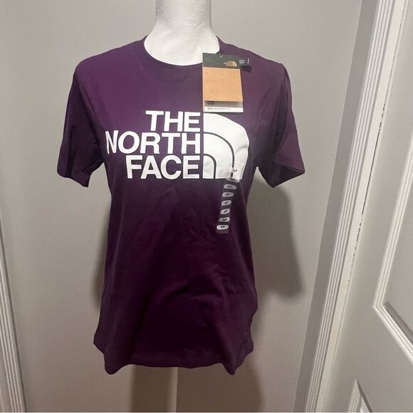 NWT The North Face Half-Dome women's t shirt size small in black currant purple - Picture 2 of 6